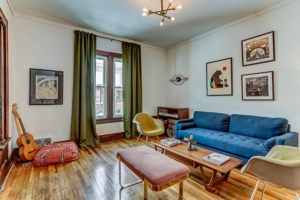 Villa Luxe Mid-Century Styled Historic Townhouse #1 Detroit Esterno foto